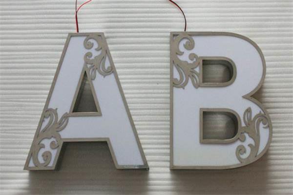 張家口冷軋鋼板發(fā)光字制作